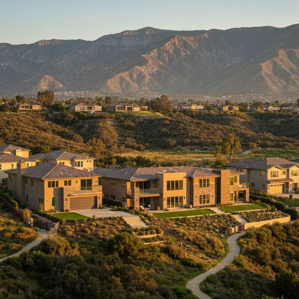 Newbury Park homes with mountain trails